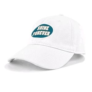 NEW! Shine forever Dad cap Hat white
